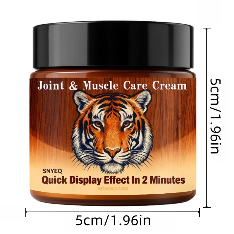 Joint & Muscle Care Cream - Herbal Formula for Fast Absorption, Moisturizing & Quick Effect, Non-Greasy Formula, Stick to Use More, All-Day & Night Use, 60G/2.12Oz, Muscle Care Cream, Joint Skin Care Cream