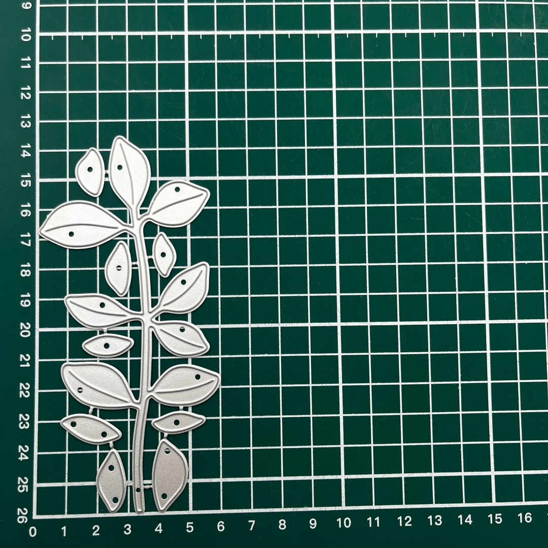 2025 New Elegant Layered Leaf Branch Metal Cutting Die For Paper Card Cutting, Scrapbooking, And Craft Projects