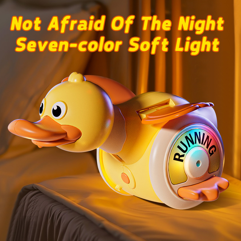 Rechargeable 7–8″ Spinning Light-Up Toy with Music