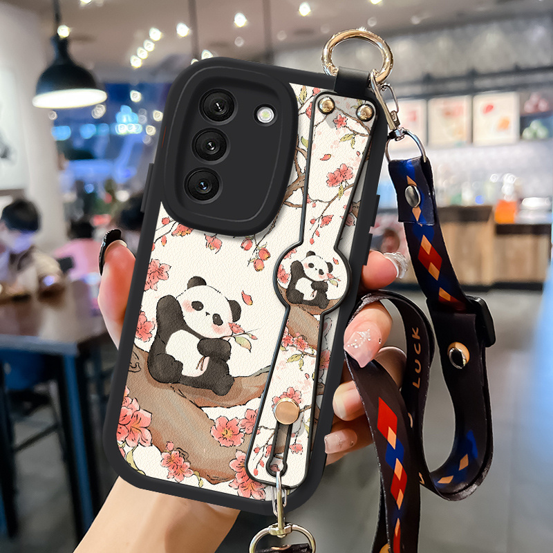 TEMU Phone Case: Panda For Galaxy S24/s25/s23/s22/plus/ultra Shockproof Phone Case, Galaxy S25 Plus Lanyard, Galaxy S22 5g All Inclusive Lens, Galaxy