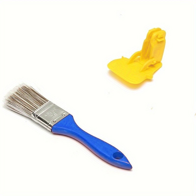 2pcs/set Edger Paint Brush Durable Lightweight Clean Brush Painting Brush With Wood Handle Tool For Frame Wall Ceiling Edges Trim