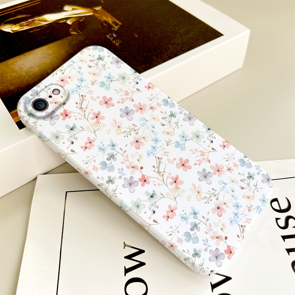 summer garden small flowers film hard phone case 7 8 - Temu Bahrain summer garden small flowers film hard phone case 7 8 - Temu Bahrain