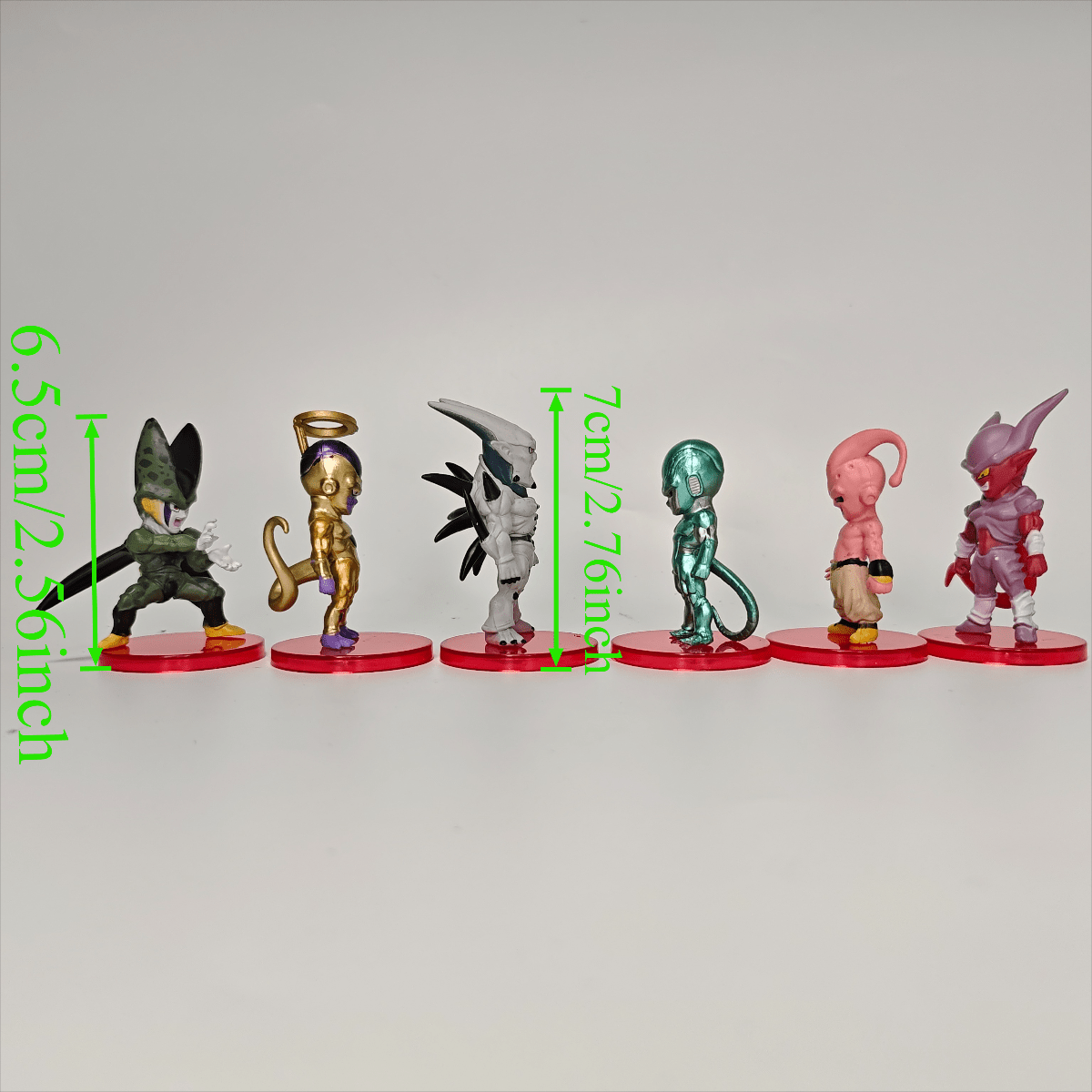TEMU Set Of Cute Anime Villain Figurines, Mini Collectibles With Odd Designs, Fun Desktop Decorations, Essential Collectibles For Display Shelves,