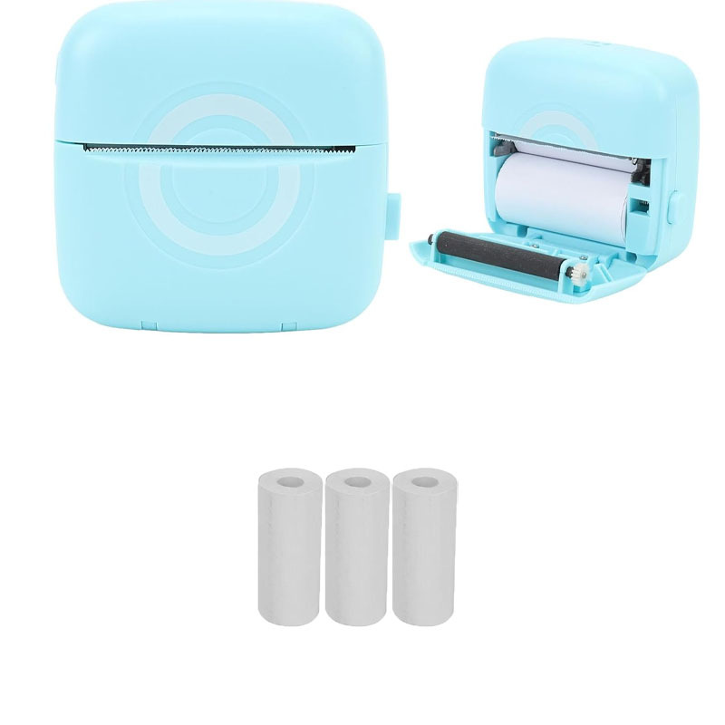 Mini Printer Thermal Paper Label Sticker Colorful Self-Adhesive Thermal Printing Paper Inkless Printing for Photo Picture