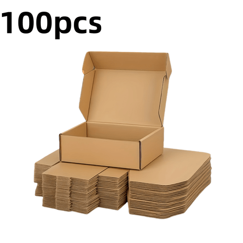 200 100pcs high strength small corrugated mailing boxes 6x4x1 57in brown corrugated mailer boxes triple layer extra hard ideal for wrapping christmas gifts halloween gift box post boxes for packaging mailing boxes for shipping