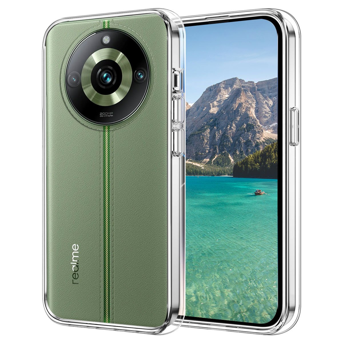 TEMU Custodia flessibile e antishock per Realme 11 Pro, design che offre protezione completa e resistenza ai graffi.