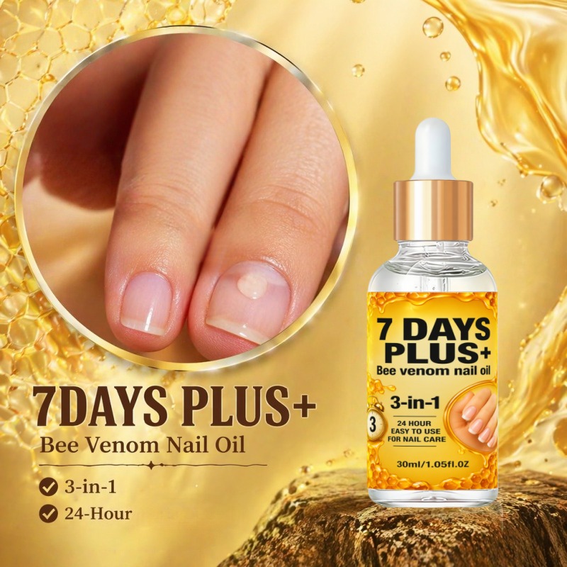 Image of 7-+ 1.8% Nail Polish, Containing Honey, Vitamin C, Hyaluronic Acid, And Calendula. For 24 Hours, Suitable For Nail Care, Suitable For Fragile, , And Rough Fingernails And Toenails - Easy To Apply