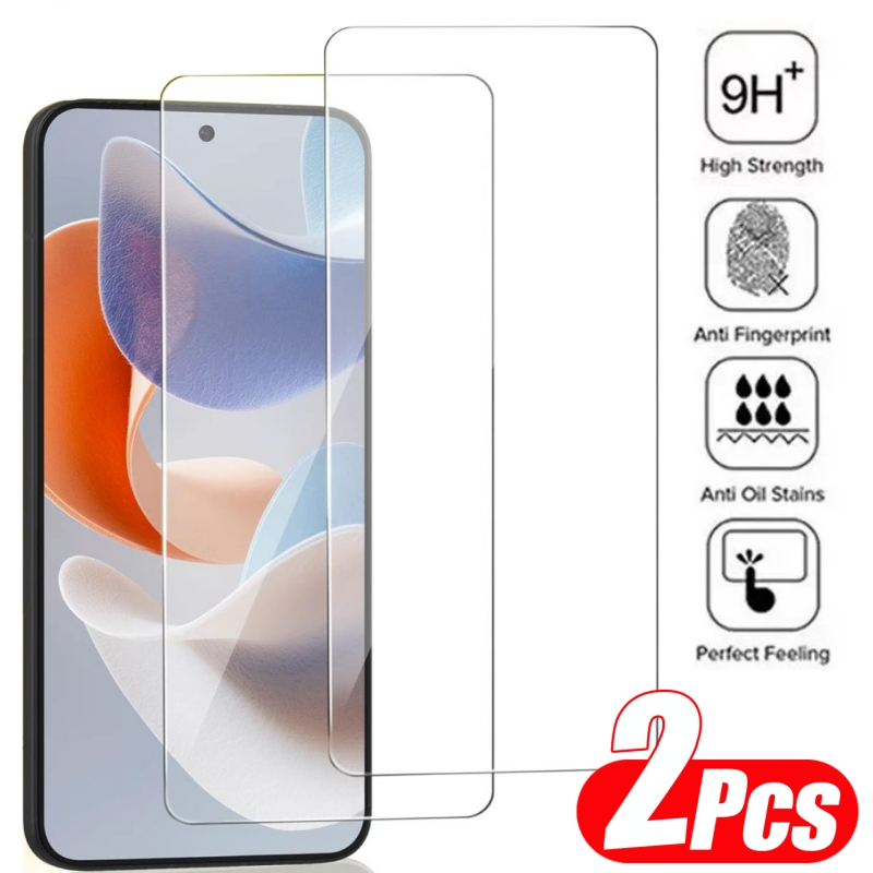 TEMU Paquete de 2 protectores de pantalla HD transparentes, compatibles con Xiaomi, Redmi 10 10C 12 12C 13 13C 14C Note 12 13 14 15 Pro 14S Pro+ 4G