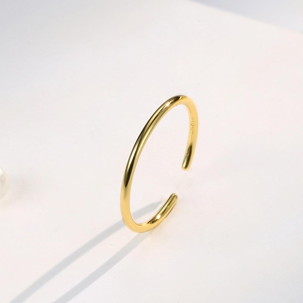 Teenager's Adjustable Toe Ring With A Slim Open Band, Perfect For Summer Beach Footwear And Vacation Fashion, For Teenager, For Teenager