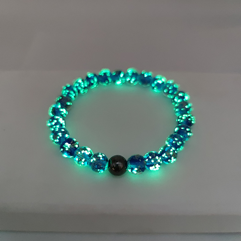 TEMU 1pc Glow In The Dark Luminous Beads | Women | Retro Cute Bead Chain | Bracelet | Daily Party Valentine Gift