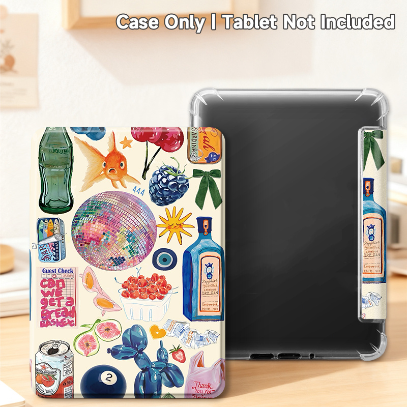TEMU Compatible With Paperwhite 12 Case, Transparent Tpu Back Cover For 11th Gen 2022/2024, Colorsoft 7-inch/ Paperwhite 12 2024, Paperwhite 5 2021,