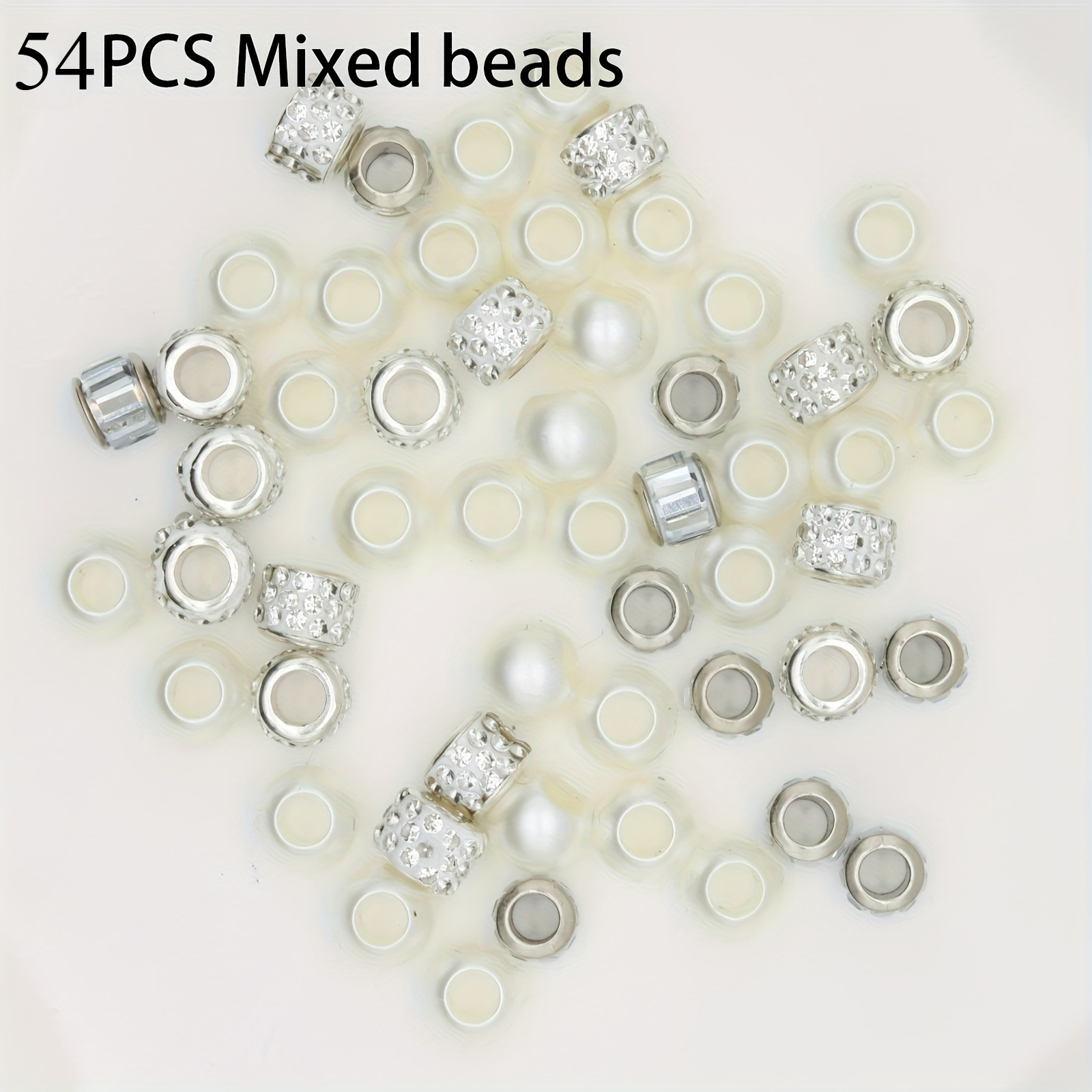 Image of 54pcs Yugeweer Rhinestone Shoe Beads & Charms - Sparkling Diy Shoelace Pendants, Reusable Multicolor Bead Kits Compatible For Sneakers, Canvas Shoes, Boots - Durable Shoe Accessories