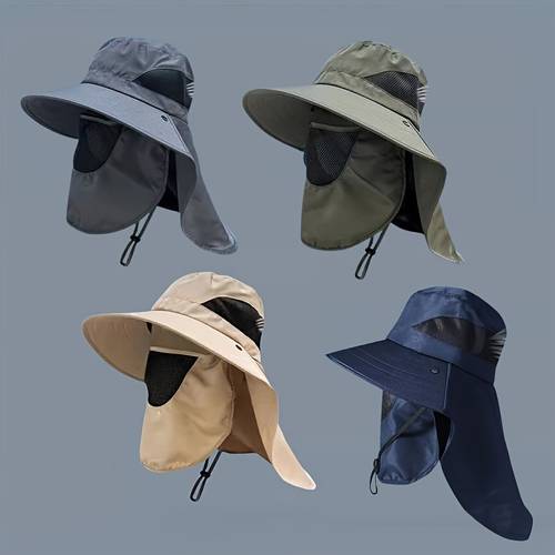 mens outdoor fishing hat unisex fisherman hat with breathable wide brim in suitable for outdoor activities hiking fishing trekking