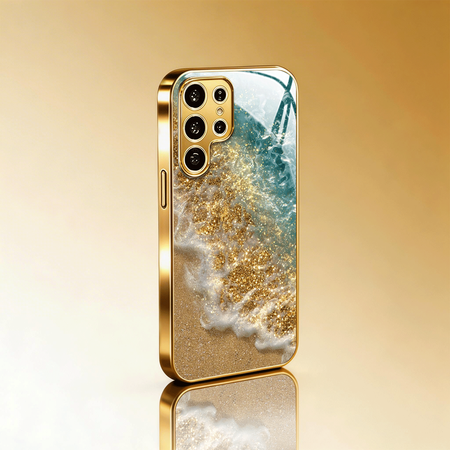 TEMU Phone Case - 2d Quicksand Design Electroplated Case Cover For Galaxy A51/a52/a53 5g/a54/a56/a71/a72/a73/note 10/note 20 Ultra/s21/s22/s23/s23