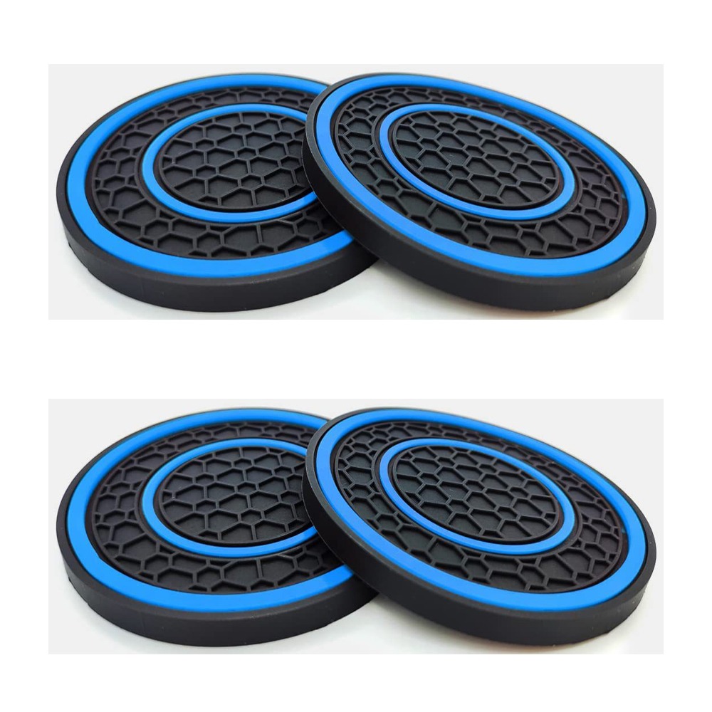 TEMU para vasos de agua para coche, base de silicona para vasos de agua, bases para vasos de coche de silicona engrosada de 5 mm, antideslizantes y