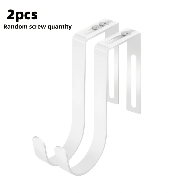 TEMU Adjustable Over The Door Hooks, Premium Hooks For Hanging, Heavy Duty Door Coat Hangers And Towel Door Hangers, Cubicle Hook Fits 1 3/8" To 3
