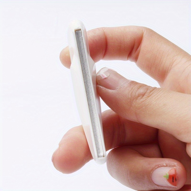 5pcs Half Moon Curved Nail File Set, Professional Tool