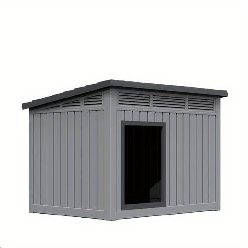 xxxl big 43 inch sloped roof dog house for large dogs uv protected outdoor pet shelter with ventilated canopy and weatherproof design holiday gift for halloween christmas thanksgiving