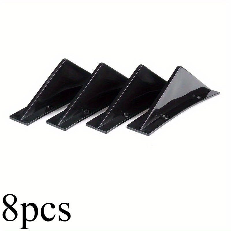 TEMU 8pcs Car Accessories Rear Bumper Lip Diffuser Aprons Cover Sticker For Sedan 4dr 2016-2020