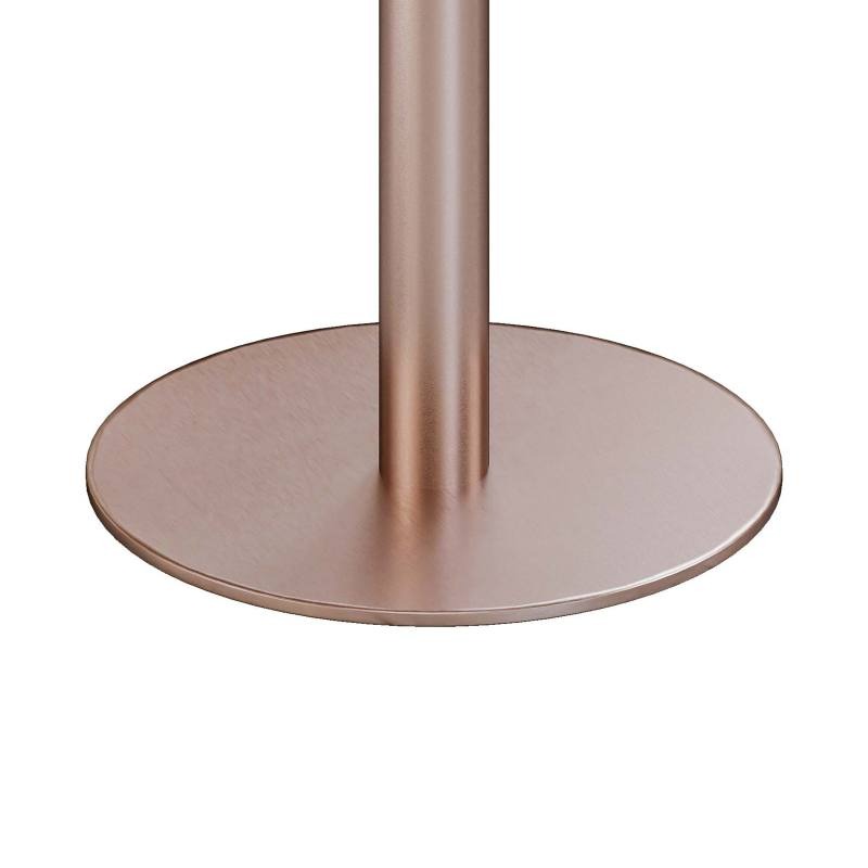 Round Modern Dinning Table 31. 5 Inches Bistro Table Tulip Table with Faux Marble Top, Easy Assemble, Sturdy Metal Frame Diameter
