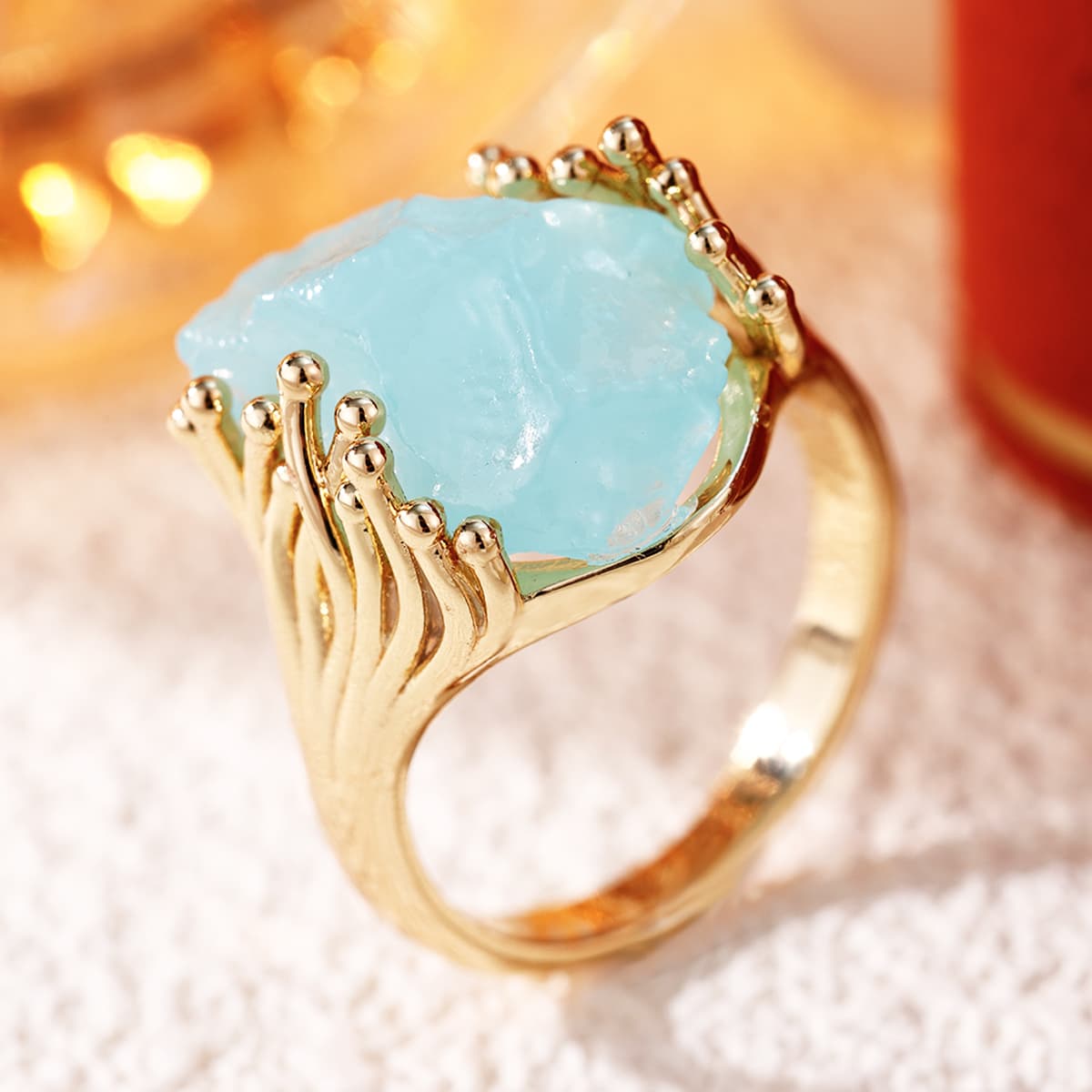 Women's Forest-Inspired Branch Design Ring, Elegant Gift