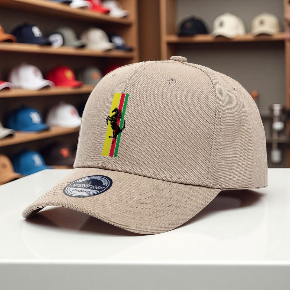 1 stuk Charles Leclerc 16 F1 2024 Vintage Print Baseballpet