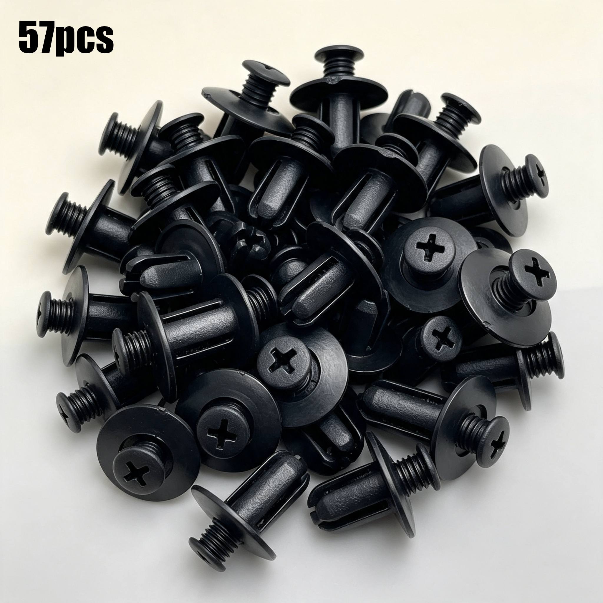 TEMU 57 Clip per Auto in Plastica Resistente per Interni e Bagagliaio Facili da Installare Applicazione Multiuso