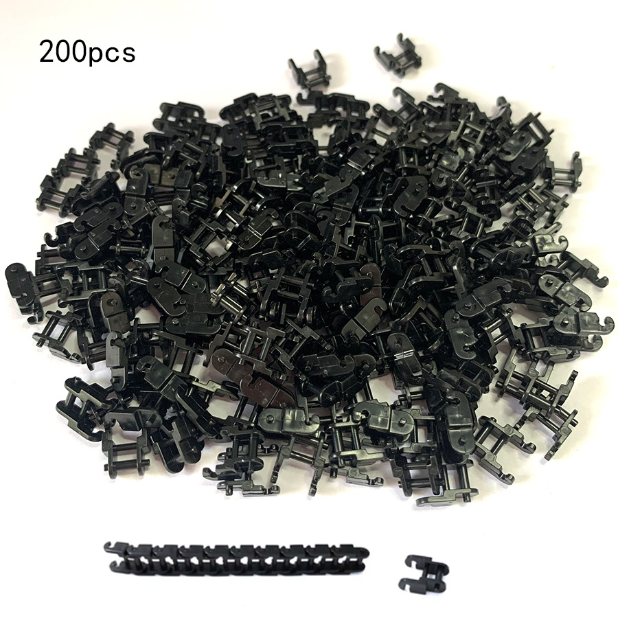 200pcs Technical Link Chain Building Blocks Truck For Caterpillar Bracelet 3711 Children Moc Tank Parts Brick Construction Toys