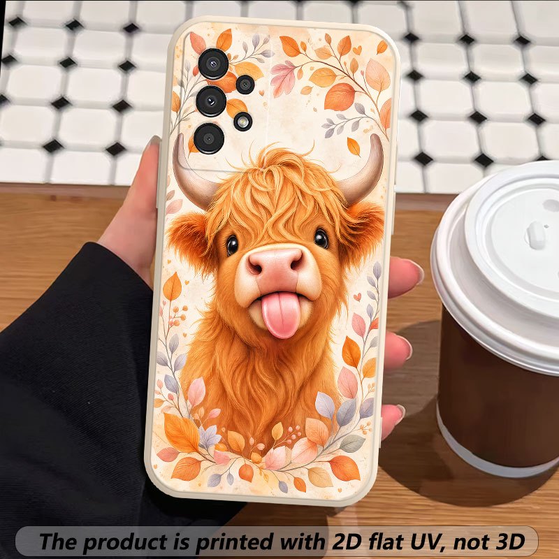 TEMU Phone Case: 2d Flat Matte Soft Phone Case For For Galaxy A04 A04s A05 A05s A06 A07 A13 A14 A15 A16 A17 A22 A23 A24 A25 A26 A32 A33 A34 A35 A36