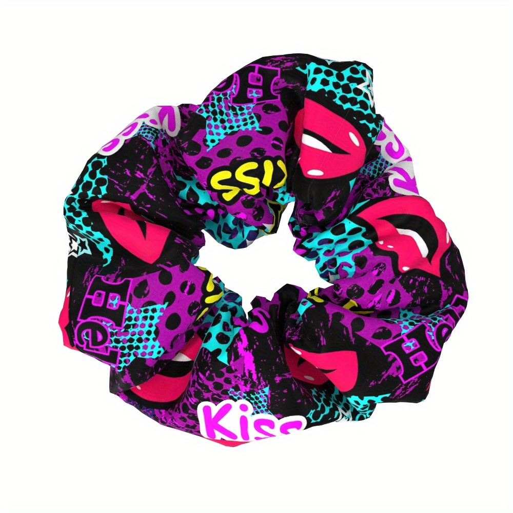 1pc Women's Fabric Scrunchie, Thick Hair Tie, Hair Accessory, Gift For Parties, Holidays