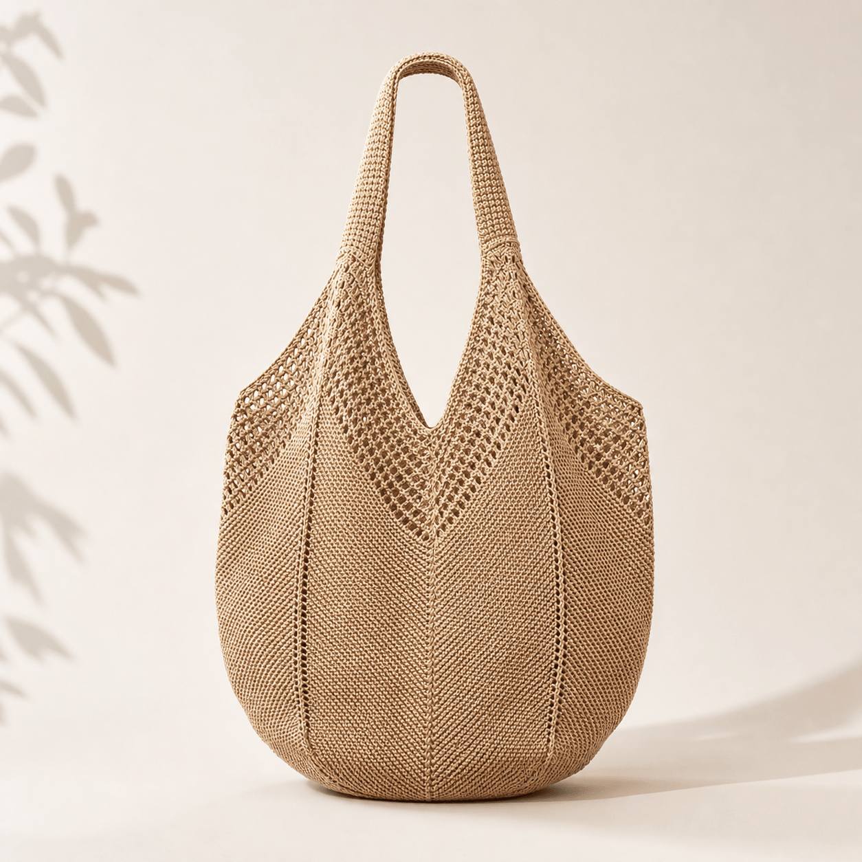 Women's Large-capacity Lightweight Hollow Tote Bag With Crossbody Strap - Crochet Beach Bag Suitable For Travel, School, Shopping, Handbag For Mom Gift,, Casual Carryall For School, & Everyday Use