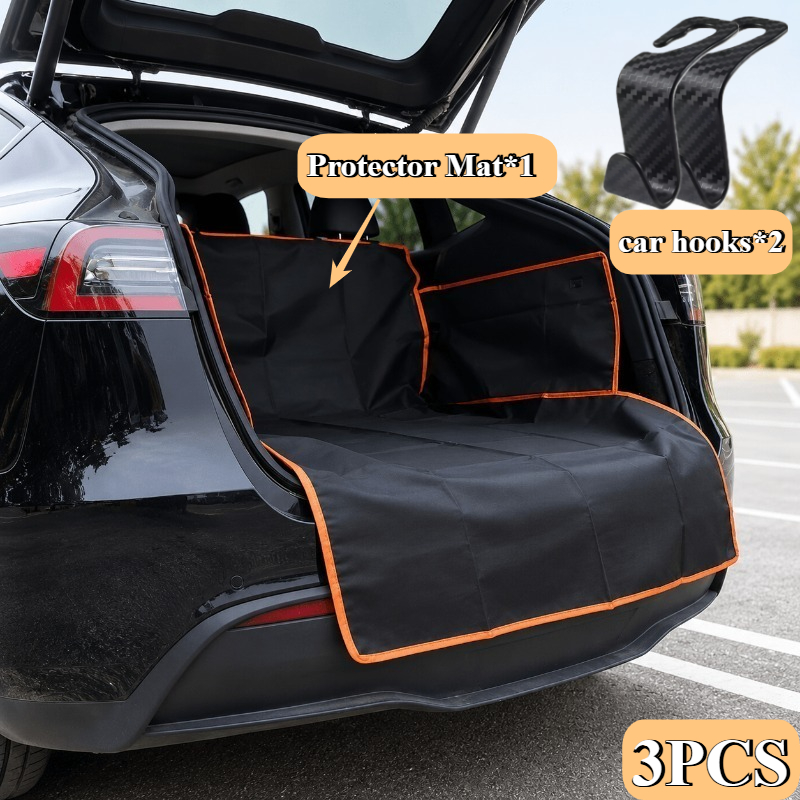 TEMU Protector de Maletero para Coche 3 piezas (1 Protector y para Coche), Protector de Carga/Mascotas. Duradero y Resistente a la Elasticidad, Ideal