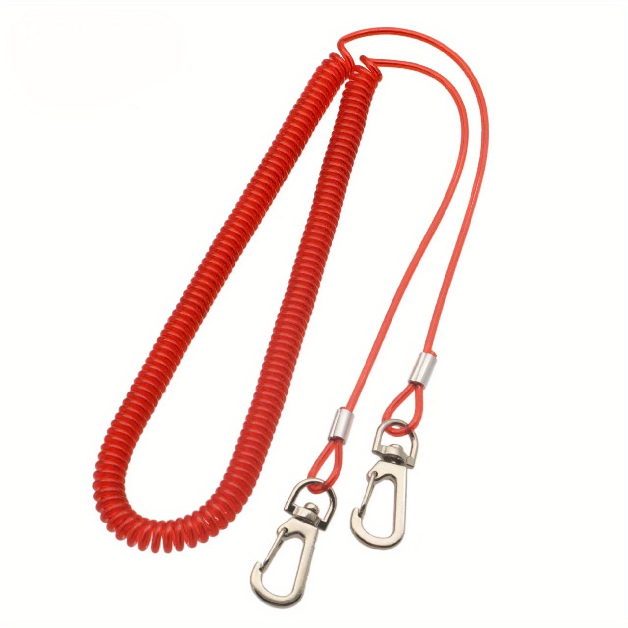 TEMU 1 Canne à pêche robuste avec boucle de sécurité à dégagement rapide, ligne anti-enchevêtrement rotative à 365°, support de canne à pêche