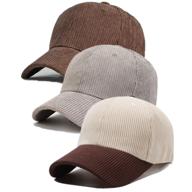 TEMU 3 pezzi Cappellini da baseball regolabili in velluto a per , e inverno, da viaggio , da , cappellino da baseball in twill da donna
