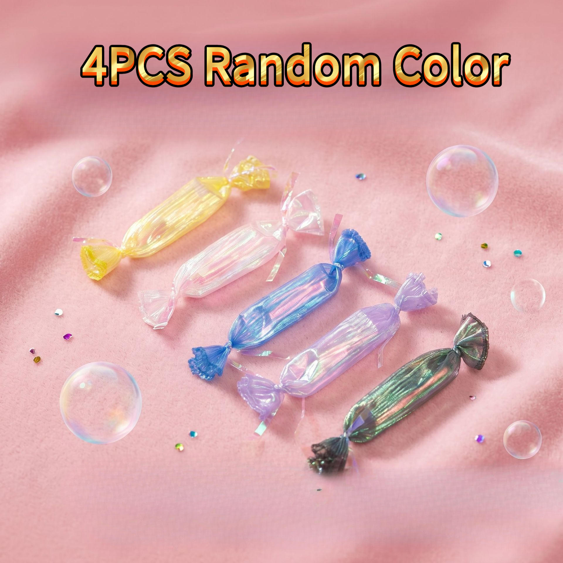 TEMU 4pcs Random Color Paper Toys, Iridescent Toys, Indoor Interactive Hunting Boredom Toys, Suitable For Kittens And Pet Lovers, Shiny Lightweight