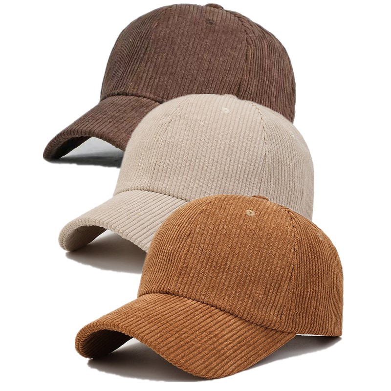 TEMU 3pcs Casquettes de baseball réglables en velours printemps automne hiver pour hommes et femmes, pour les air