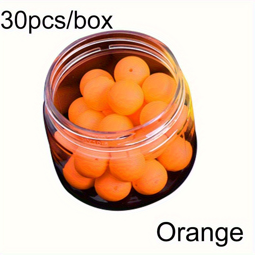 E-shop 30 Stück EPS Angelbojen - Robuste, korrosionsbeständige Schaumstoff-Bojen in Rot, Gelb, Orange | Ideal für Nacht- und Tiefwasserfischen,