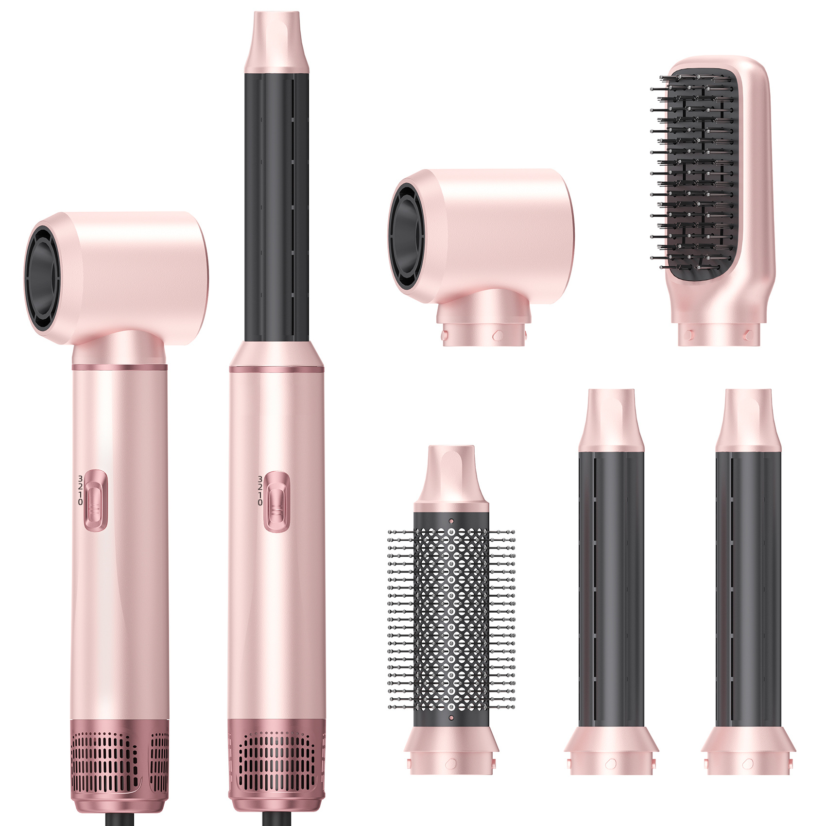 E-shop UKLISS Heißluftbürste Styler Multi-Styler zum Locken, Glätten und für Volumen