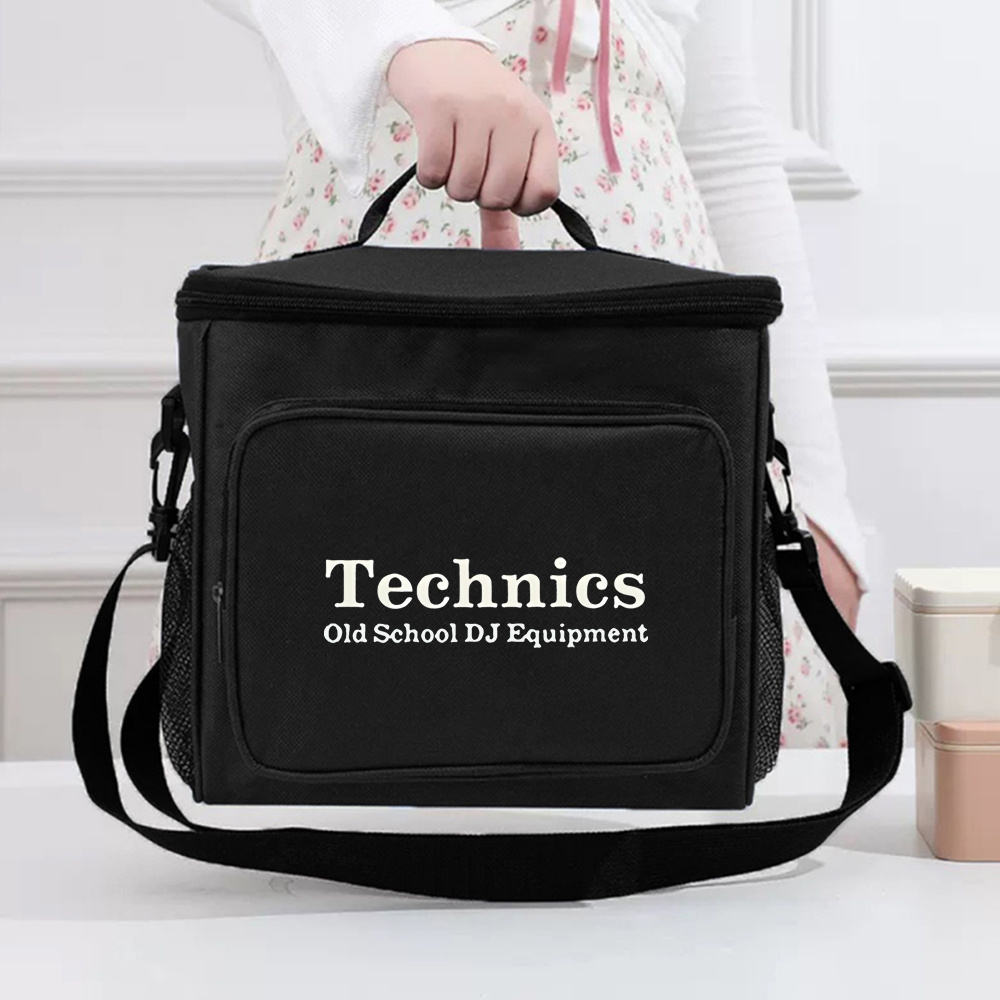 TEMU 1pc Of Dj Gear Lunch Bag, Ideal For Office, Travel, Or Camping, Lightweight And Portable, Suitable For Non-food Items. (non-food Contact)