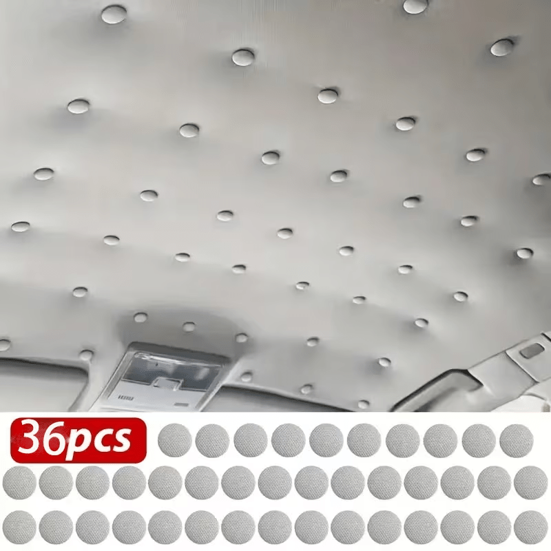 TEMU 36pcs Car Roof Repair Kit, Screw Connectors, , No Glue Required, Reinforced With Nylon Lining For Car Roof Repair - Birthday Decorations,