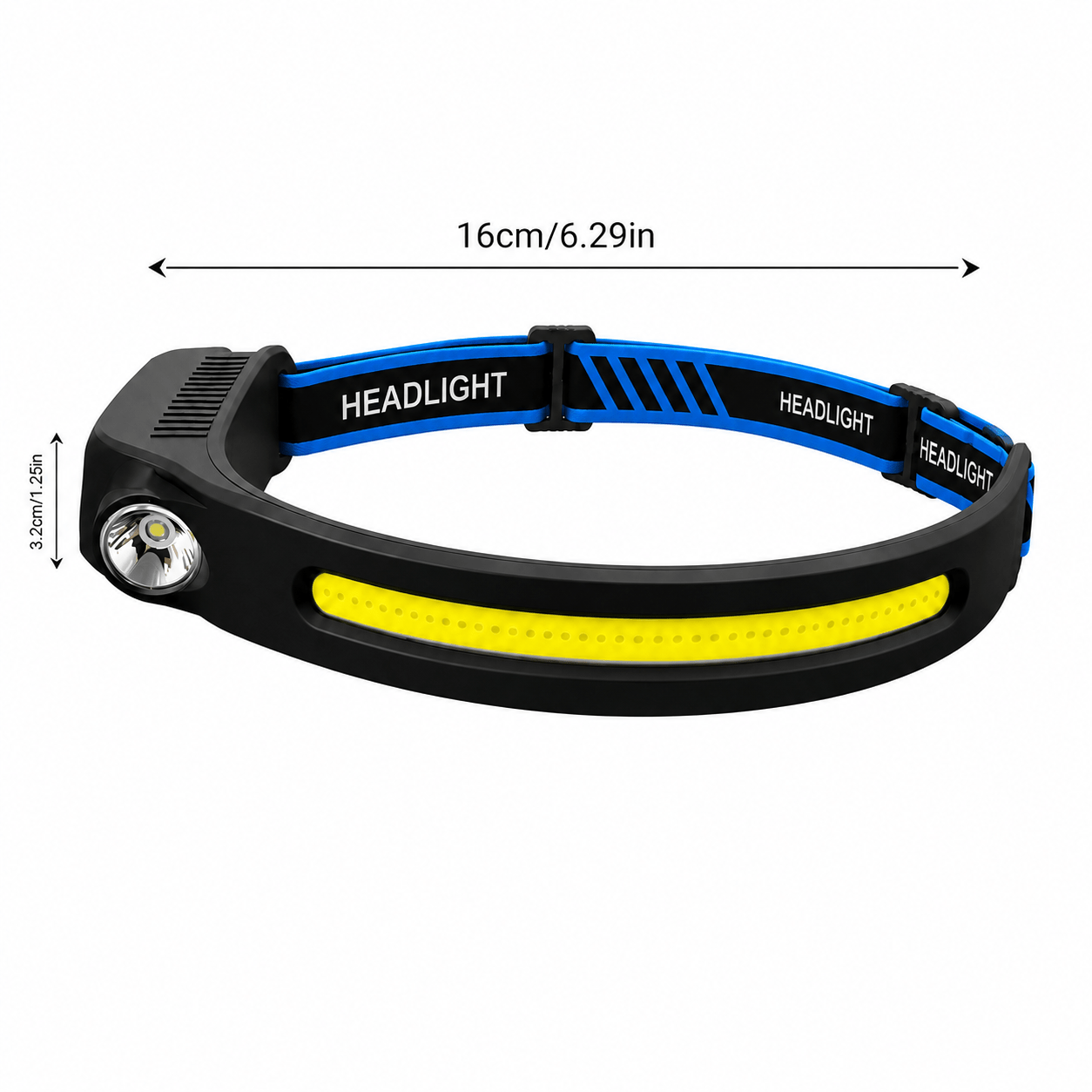 Multifunctional COB Induction Headlamp with USB Rechargeable Design