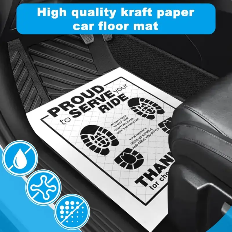 Cyrico Paper Floor Mats For Cars, 100 Pcs 16 X 20 Inch Disposable Vehicle Floor Pads Waterproof Auto Detail Protectors Car Detailing Dealership Servi Cyrico Paper Floor Mats For Cars, 100 Pcs 16 X 20 Inch Disposable Vehicle Floor Pads Waterproof Auto Detail Protectors Car Detailing Dealership Servi
