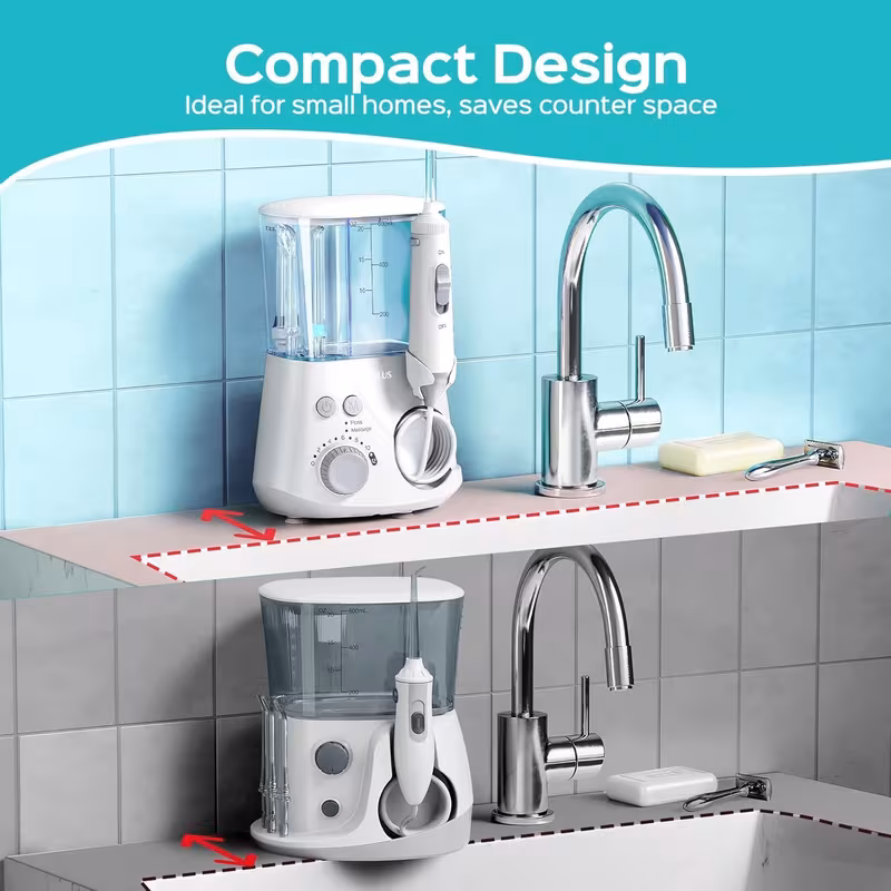professional water flosser for teeth 2 and 12 pressure settings electric dental pick for orthodontic braces sensitive gums home use for multiple family Product details 3