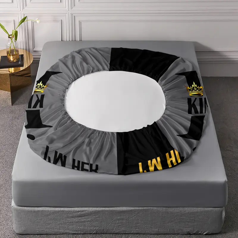 3pcs king queen couple printed bed fitted sheet set for bedroomdormitory and decorationking and queen pattern bedding set1 fitted sheet 2 pillowcases without core Product details 5