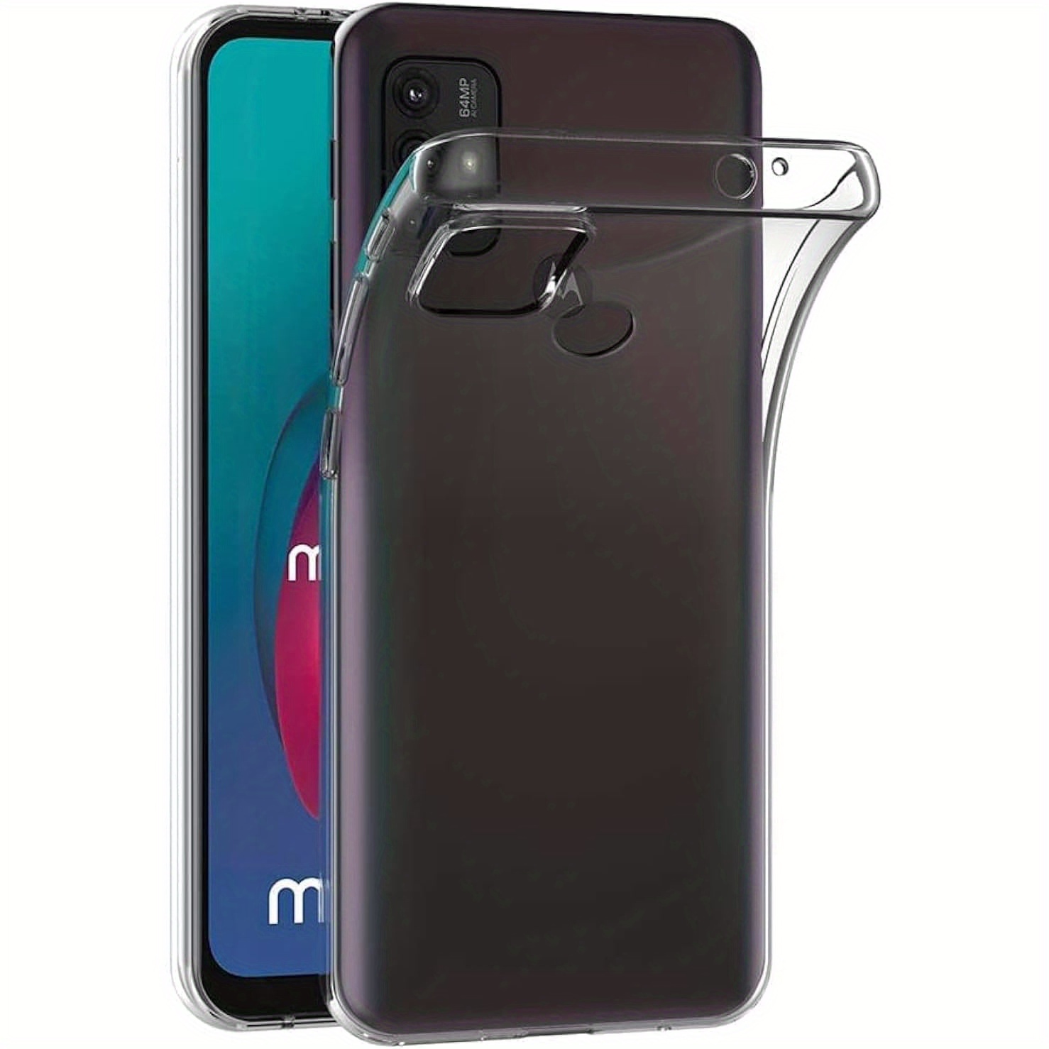 TEMU Phone Case - Slim And Flexible Transparent Protective Cover For Moto G30, G20, And G10