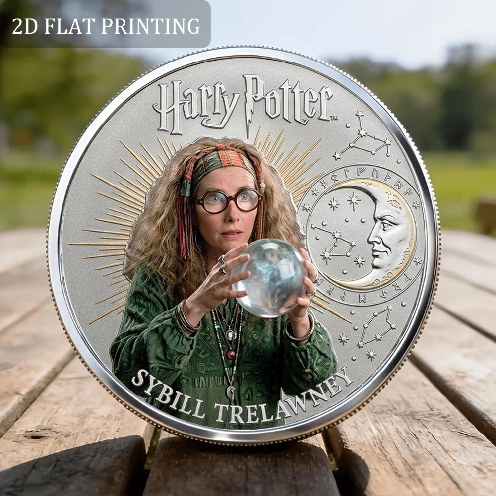 TEMU Réplica de moneda 1 pieza, 2D, moneda del Sombrero Seleccionador de Sibila , numismática, artículos de colección, colección de monedas, regalo