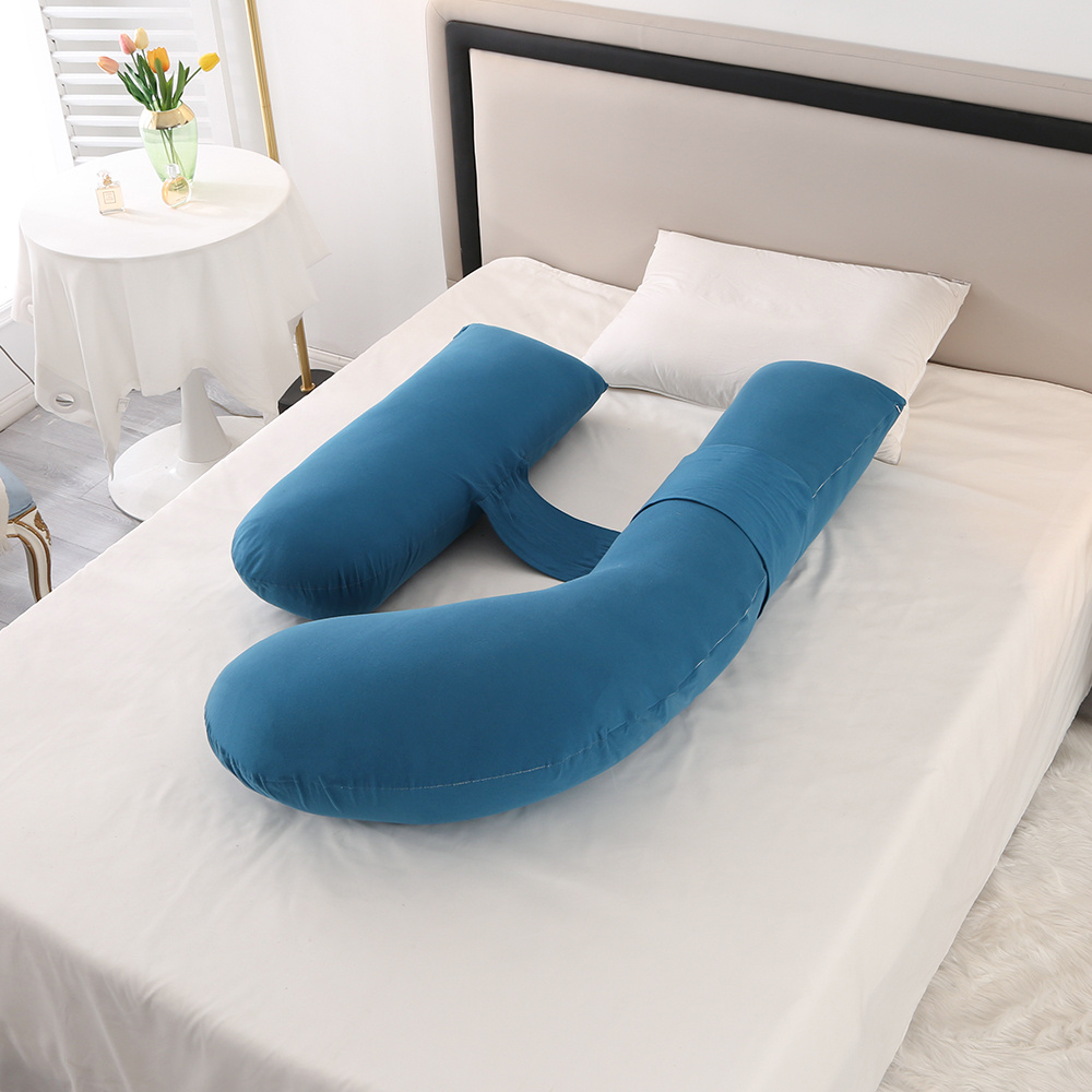 H-shaped Maternity Pillow For Side Sleeping - Ultra-comfortable Lumbar And Belly Support Pregnancy Pillow, Removable And Washable, High Pregnancy Pillow, Sleeping Pillow