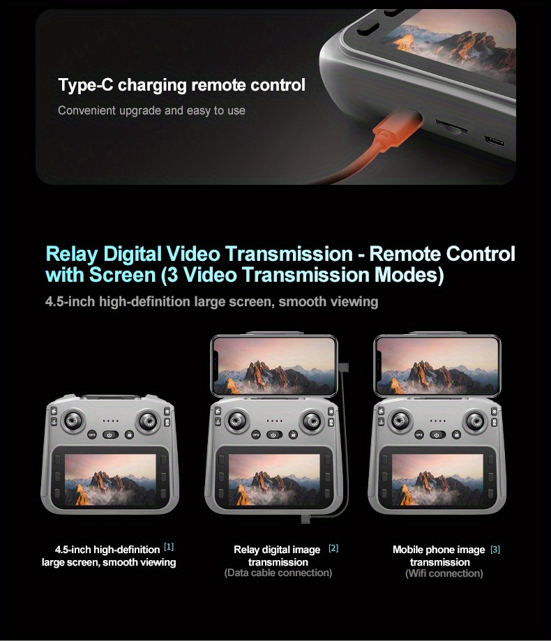 [5G Dual-mode Folding Drone]4K Optical Flow GPS Drone with WIFI FPV | Servo Gimbal Stabilization + Dual-lens Switch Aerial Photography | Two Batteries for 50-minute Long Battery Life + Omni-directional Obstacle Avoidance | USB Charging, Smart Follow/ One-key Return, Easy to Operate | Ideal Gift for Men/ Birthdays/ Festivals