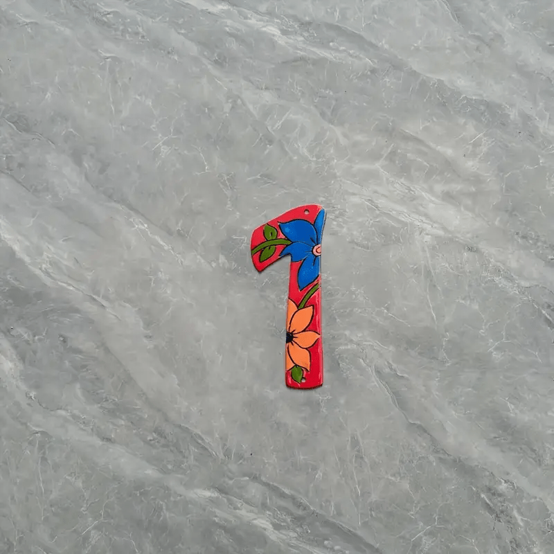 TEMU 2d Flat, Bohemian-style Numbered Address Plaque & House Number Sign - Colorful Acrylic Door Plate With 0-9 Numbers, -friendly For Home, Villa,
