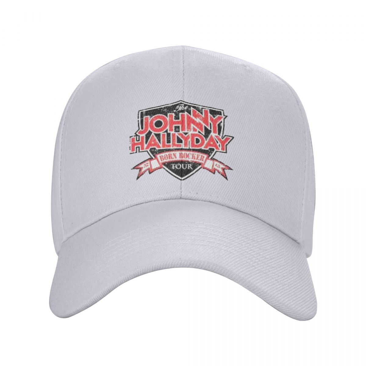 

Casquette de baseball inspirée de Hallyday, chapeau en polyester à motif géométrique décontracté, tissu léger non extensible, lavable à , casquette de soleil unisexe avec ajustement réglable